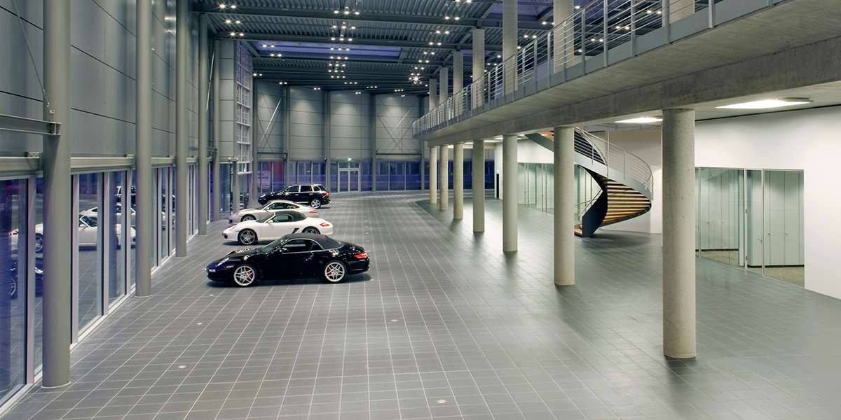 Porsche Card Parken Flughafen Düsseldorf www.schormann-architekten.de