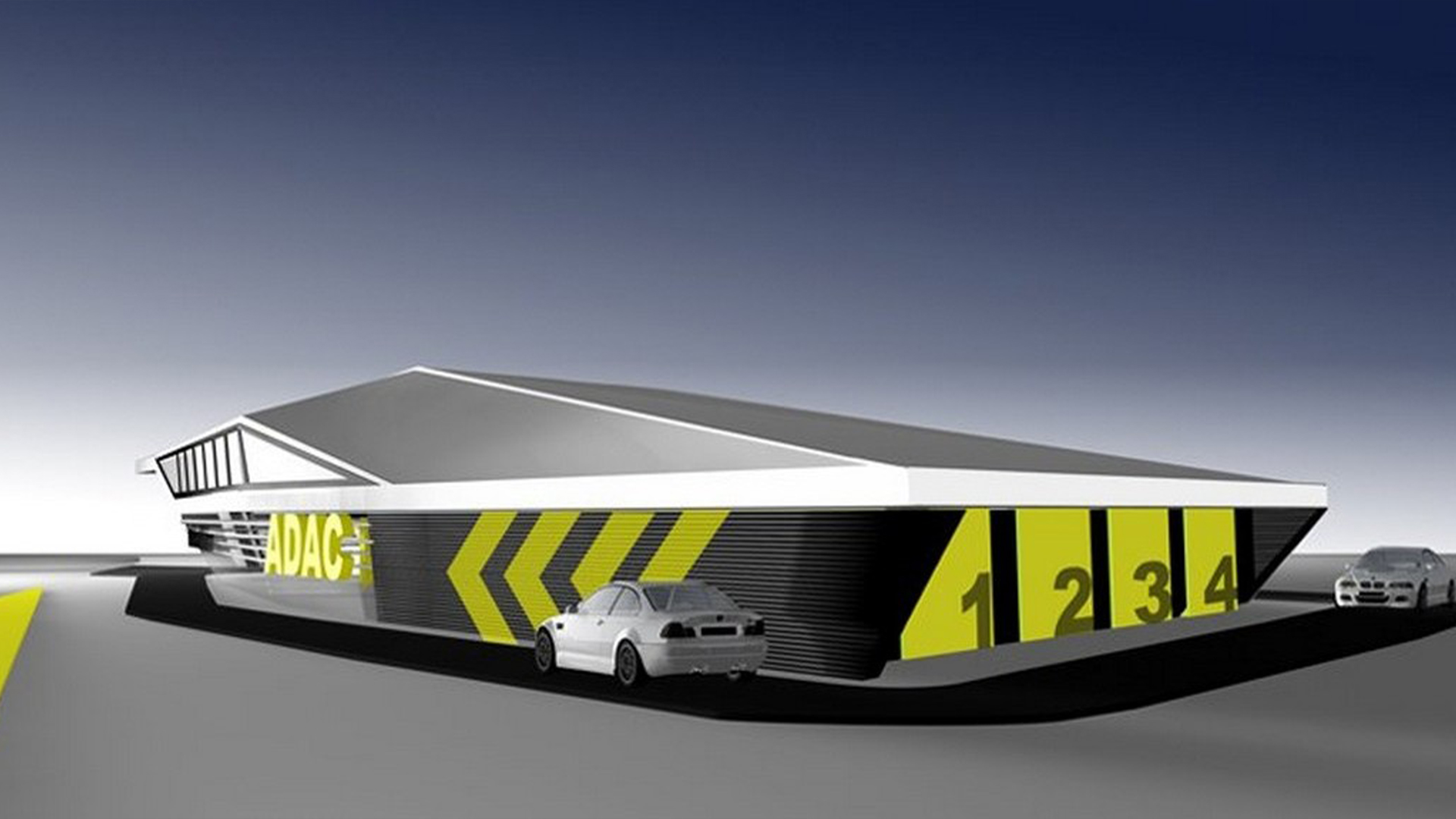 ADAC Headquater Essen 4 ADAC Service Station Rendering 2